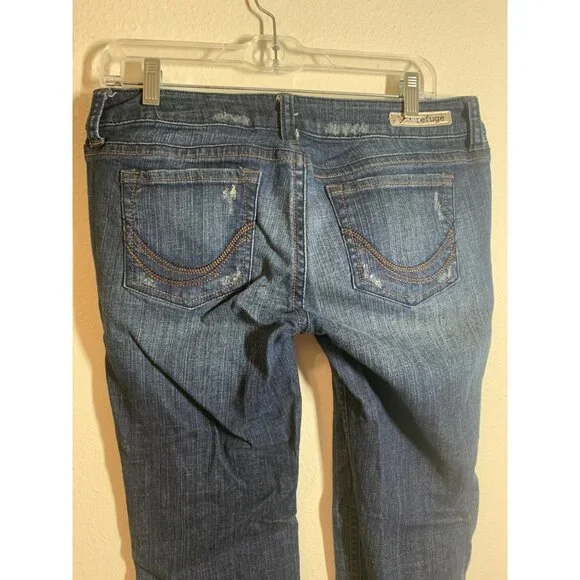 Refuge Flirty Everyday Skinny Denim Blue Jeans Women's Size 10S AD8 - Picture 4 of 5